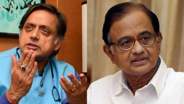 Shashi Tharoor Backs Persecuted Chidambaram With A Tweet And A Big Word Shashi Tharoor Backs Persecuted Chidambaram With A Tweet And A Big Word