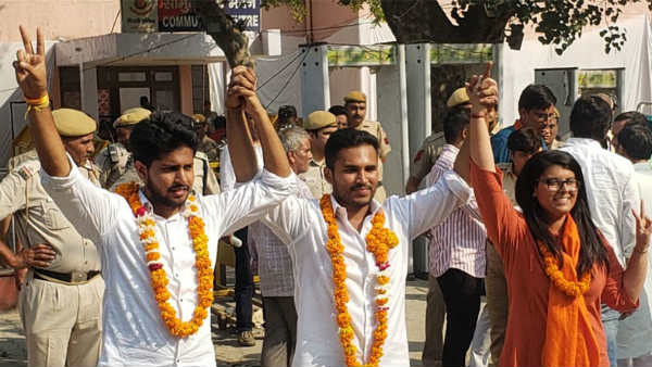 DUSU Elections 2019: ABVP bags 3seats and NSUI wins one seat DUSU Elections 2019: ABVP bags 3seats and NSUI wins one seat
