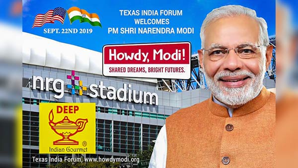 Howdy Modi event in Houston, Modi to begin speaking around 10.15 pm Howdy Modi event in Houston, Modi to begin speaking around 10.15 pm