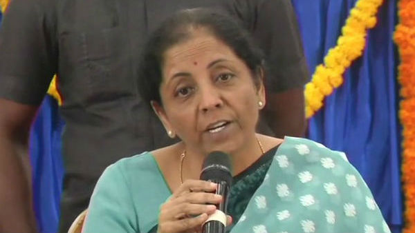 Nirmala Sitharaman refuses to answer questions on economic slowdown, Manmohan remark Nirmala Sitharaman refuses to answer questions on economic slowdown, Manmohan remark