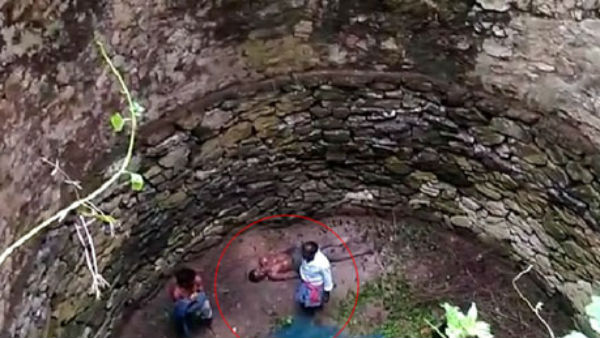 The man who went to the robbery accidentally fell into the well and broke the waist The man who went to the robbery accidentally fell into the well and broke the waist