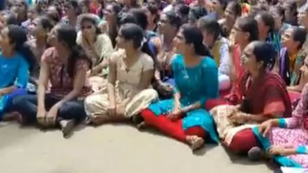 dogs attacked on girl student in warangal engineering college dogs attacked on girl student in warangal engineering college