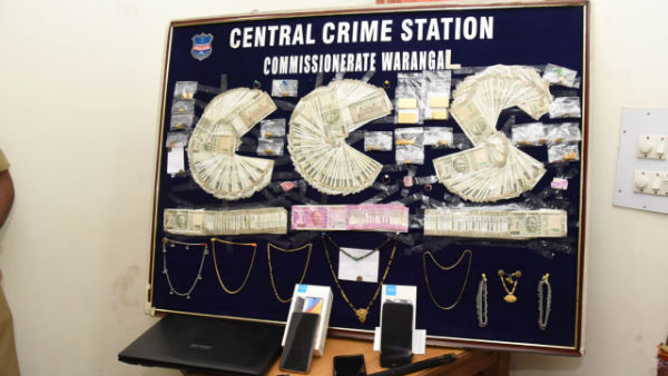 Interstate thief arrested... half kg gold seized Interstate thief arrested... half kg gold seized