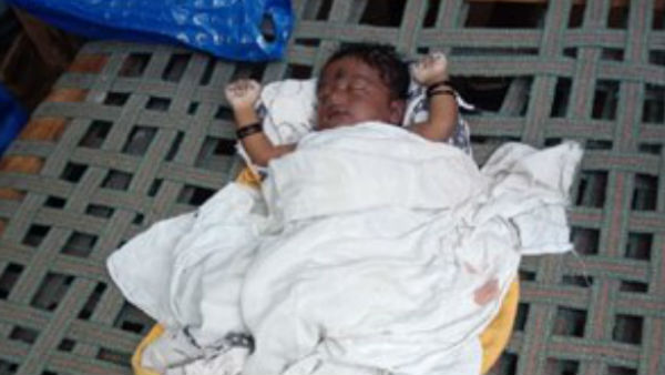 girl child murder .. father killed the new born baby .. girl child murder .. father killed the new born baby ..