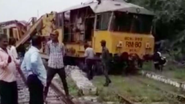 few trains cancelled after Derailed BCM train few trains cancelled after Derailed BCM train