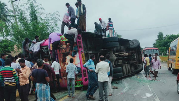 6 Dead 20 Injured In A BUS Accident in Koratagere Near Tumkur in Karnataka 6 Dead 20 Injured In A BUS Accident in Koratagere Near Tumkur in Karnataka