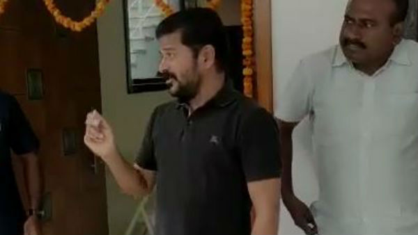 బుల్లెట్ మీద దూసుకొచ్చిన రేవంత్..! ప్రగతి భవన్ ముందు సవాల్ చేసిన ఎంపి..!!