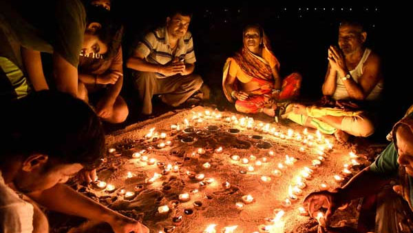 Lakshmi Pooja at Deepawali festival Lakshmi Pooja at Deepawali festival
