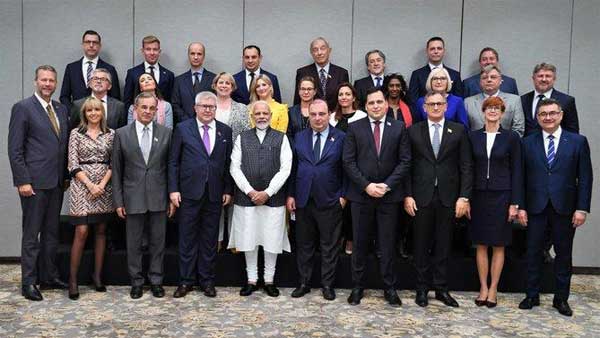 Members of European Parliament call on PM Narendra Modi Members of European Parliament call on PM Narendra Modi
