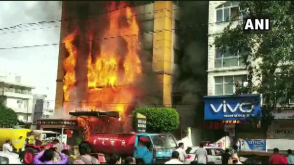 Fire Breaks Out At Hotel In Indore, No Injuries Reported Fire Breaks Out At Hotel In Indore, No Injuries Reported