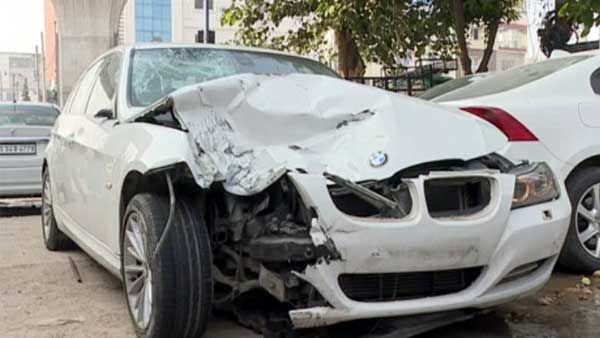 car hit bullet in hyderabad hitech city, one dead car hit bullet in hyderabad hitech city, one dead