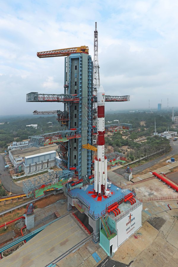 ISRO to launch PSLV C47 carrying Cartosat 3 and 13 nano-satellites from Shar center at Sriharikota ISRO to launch PSLV C47 carrying Cartosat 3 and 13 nano-satellites from Shar center at Sriharikota