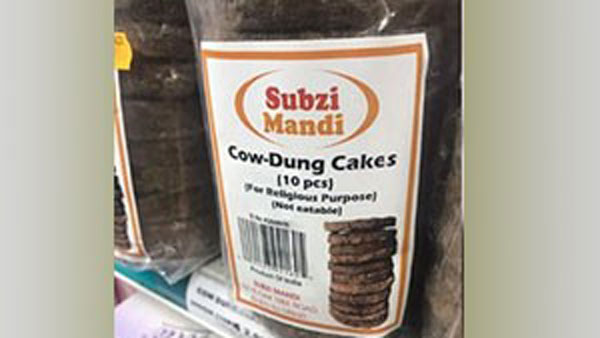 Demand for cow dung cakes in America .. interesting matter on packet Demand for cow dung cakes in America .. interesting matter on packet