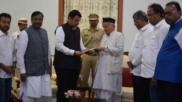 Devendra Fadnavis resigns as Chief Minister of Maharashtra, tender his resign letter to Governor Devendra Fadnavis resigns as Chief Minister of Maharashtra, tender his resign letter to Governor