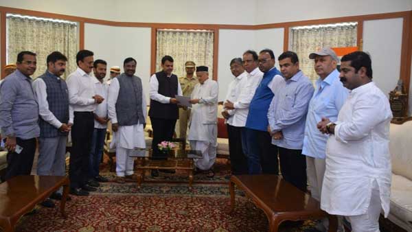 Devendra Fadnavis resigns as Chief Minister of Maharashtra, tender his resign letter to Governor Devendra Fadnavis resigns as Chief Minister of Maharashtra, tender his resign letter to Governor