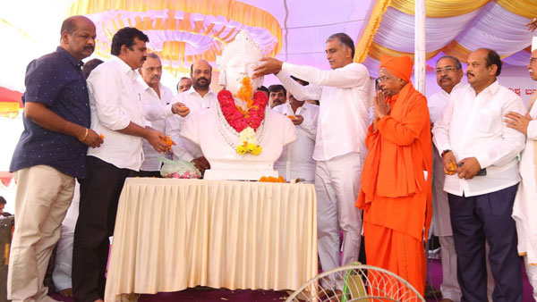 Harish Rao participated in Basava tatva programe in Basava Kalyana in Karnataka Harish Rao participated in Basava tatva programe in Basava Kalyana in Karnataka