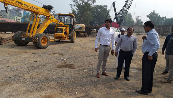 Speed up Kanaka Durga flyover, says Krishna district Collector Imtiaz Speed up Kanaka Durga flyover, says Krishna district Collector Imtiaz