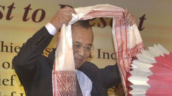 After Land mark Judgement on Ayodhya Case, CJI Ranjan Gogoi with his Wife Visits Kamakhya Temple in Guwahati. After Land mark Judgement on Ayodhya Case, CJI Ranjan Gogoi with his Wife Visits Kamakhya Temple in Guwahati.