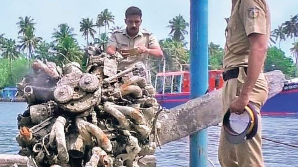 Fishermen find 40-year-old fighter aircraft engine off Munambam coast near Kochi in Kerala Fishermen find 40-year-old fighter aircraft engine off Munambam coast near Kochi in Kerala