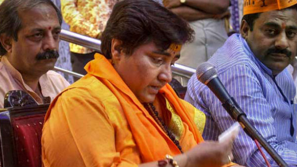 Pragya Singh Thakur removed from defence panel after her praise for Godse Pragya Singh Thakur removed from defence panel after her praise for Godse