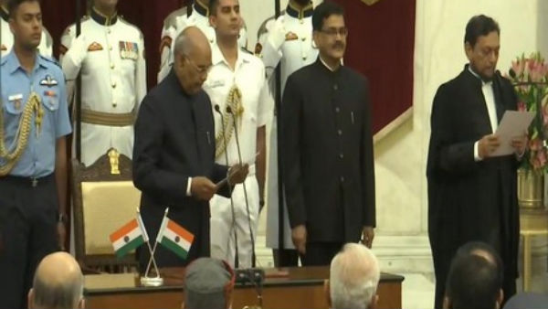 Justice SA Bobde sworn in as 47th Chief Justice of India Justice SA Bobde sworn in as 47th Chief Justice of India