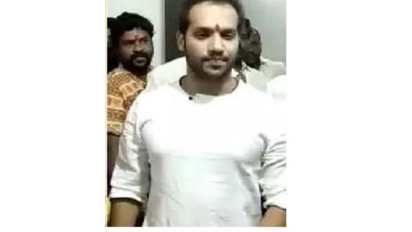 patancheru ex mla son ashish goud misbehaved with me: actress sanjana. patancheru ex mla son ashish goud misbehaved with me: actress sanjana.
