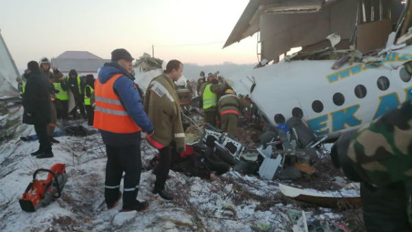 plane with 1OO people on board crashes near kazakstans almaty airport atleast 7 dead plane with 1OO people on board crashes near kazakstans almaty airport atleast 7 dead