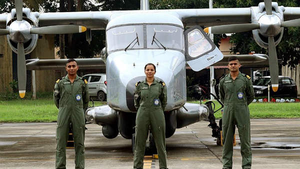 Shivangi creates record by becoming the first woman to enter cockpit in Navy Shivangi creates record by becoming the first woman to enter cockpit in Navy