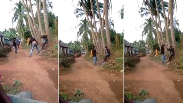 Odisha youth tied to tree, thrashed, urinated upon for asking water Odisha youth tied to tree, thrashed, urinated upon for asking water