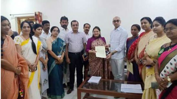 TDP leaders complains to national women commission on police attacks TDP leaders complains to national women commission on police attacks