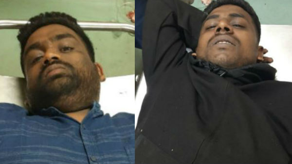 Bengaluru: Two rowdies were shot below the knee by CCB in self defence Bengaluru: Two rowdies were shot below the knee by CCB in self defence