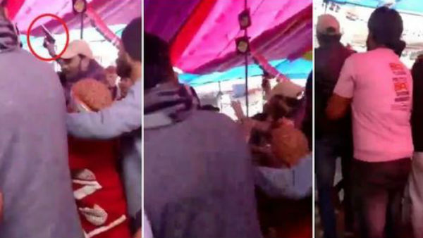 an with pistol enters Shaheen Bagh and allegedly threatened the protestors an with pistol enters Shaheen Bagh and allegedly threatened the protestors