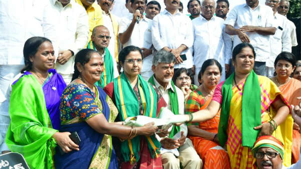 గాజుల విరాళంపై విమర్శలను పట్టించుకోనన్న భువనేశ్వరి