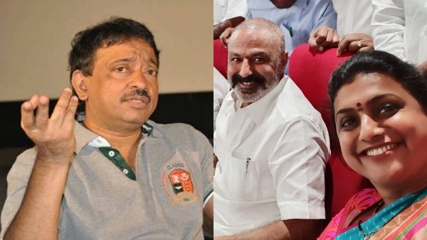 director ramgopal varma trolls roja selfie with balakrishna director ramgopal varma trolls roja selfie with balakrishna