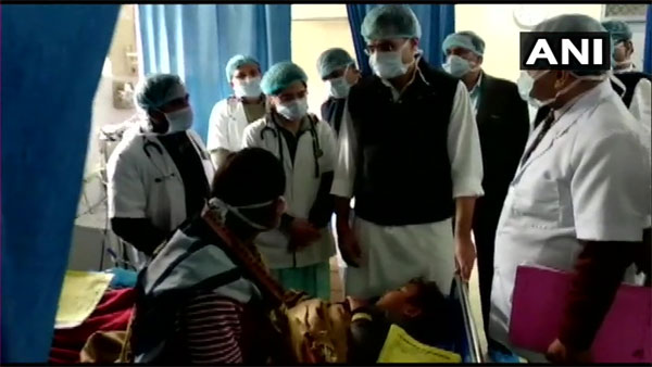 Rajasthan Dy CM Sachin Pilot visits at Kota JK Lon Hospital Rajasthan Dy CM Sachin Pilot visits at Kota JK Lon Hospital