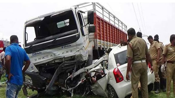 Fatal road accident in Warangal district, two died Fatal road accident in Warangal district, two died