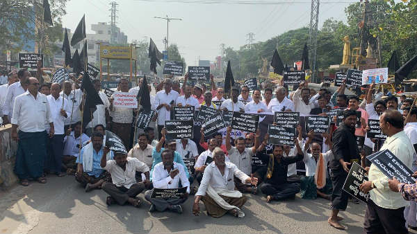 మందడంలో కొనసాగుతున్న ఉద్రిక్తత