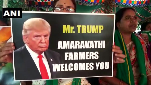 వినూత్న పద్ధతిలో అమరావతి రైతుల నిరసన