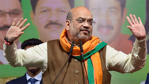Amit Shah public meeting in Telangana targets cm kcr and owaisi Amit Shah public meeting in Telangana targets cm kcr and owaisi