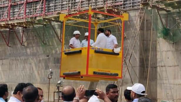 Andhra Pradesh: Irrigation minister Anil Kumar Yadav visits Polavaram Project on Sunday Andhra Pradesh: Irrigation minister Anil Kumar Yadav visits Polavaram Project on Sunday
