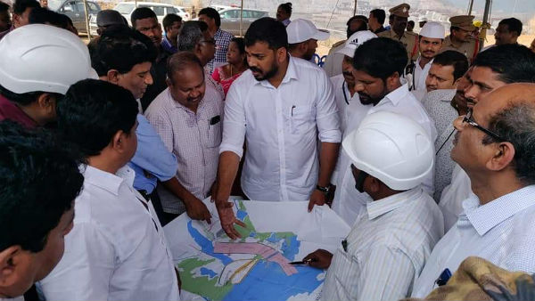 Andhra Pradesh: Irrigation minister Anil Kumar Yadav visits Polavaram Project on Sunday Andhra Pradesh: Irrigation minister Anil Kumar Yadav visits Polavaram Project on Sunday