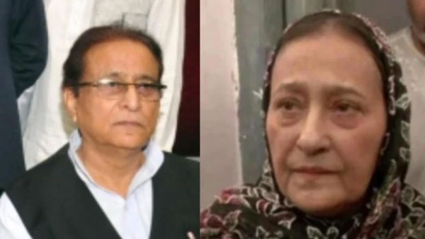 SP leader Azam Khan surrenders with wife and son, sent to jail SP leader Azam Khan surrenders with wife and son, sent to jail
