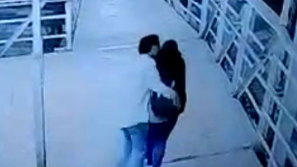 వెనకాలే వచ్చి ముద్దుపెట్టి..