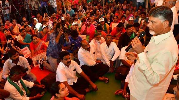 రాజధాని కోసం భూములు ఇవ్వని రైతుల్ని సీఎం వద్దకు తీసుకెళ్ళారు