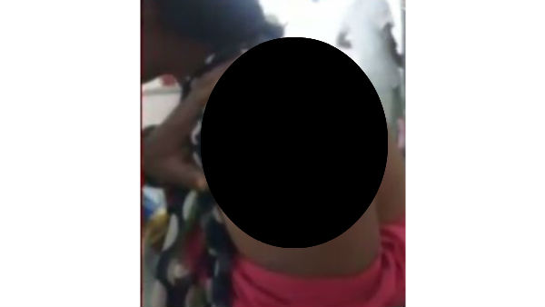 కొడుకు ముందే వివస్త్రను చేసి..