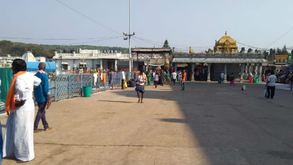 ఆలయ సిబ్బంది.. కొద్దిమంది భక్తులు మినహా..