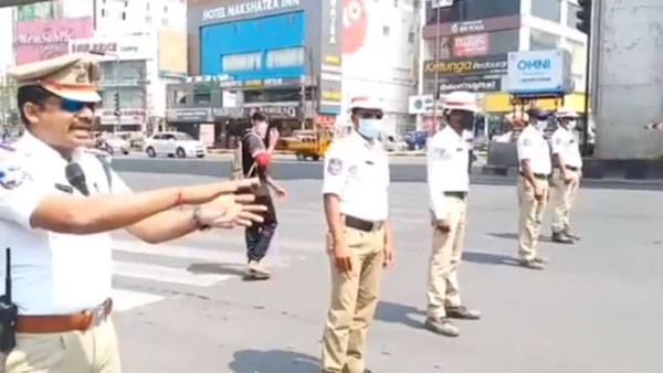 కరోనా కట్టడిలో పోలీసుల కర్తవ్యం..