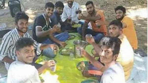 లాక్ డౌన్ ఆంక్షలే భేఖాతరు.. ఏపిలో మస్తుగా మందుపార్టీ చేసుకున్న గ్రామవాలంటీర్లు..