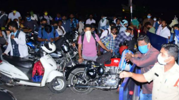 స్వస్థలాలకు పంపించాలని ఎమ్మార్వోకు వేడుకోలు