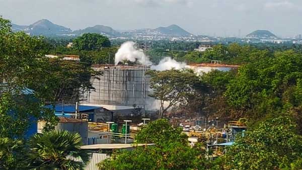 gas fumes begin leaking again, nearby villages evacuate.. gas fumes begin leaking again, nearby villages evacuate..